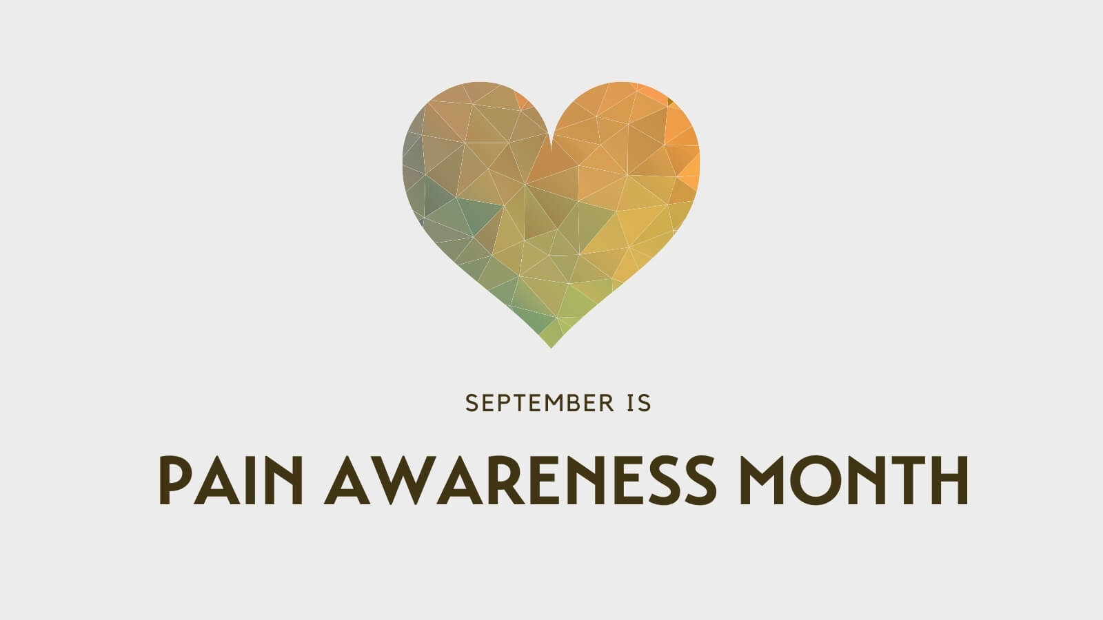 September is Pain Awareness Month